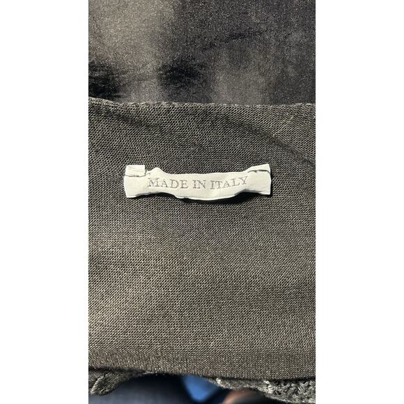 Italian Women's Tank Embroidered Sheer Braided Straps Boho Goth Coquette Beach - Picture 6 of 7